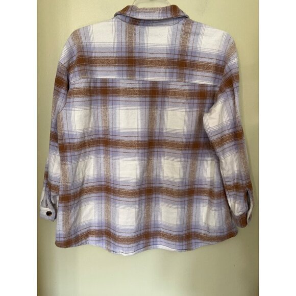 Lane Bryant Shacket 14/16 Button-Up Plaid Shirt / Jacket Outdoor Gorpcore - Picture 9 of 12